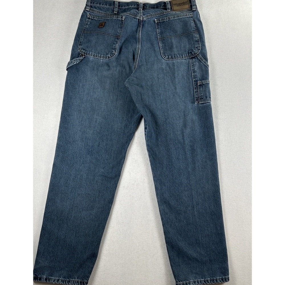 Wrangler Rugged Wear Carpenter Denim Mens Jeans 38x34 (Actual 36x32) - Picture 4 of 14